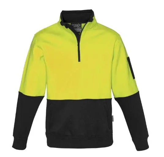 Syzmik Workwear Unisex Hi Vis Half Zip Pullover ZT476 - City Workwear